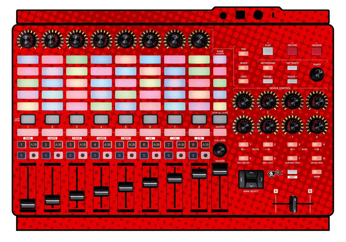 DJ Skins® Akai Pro APC 40 MK2 Skin Gradienter Red