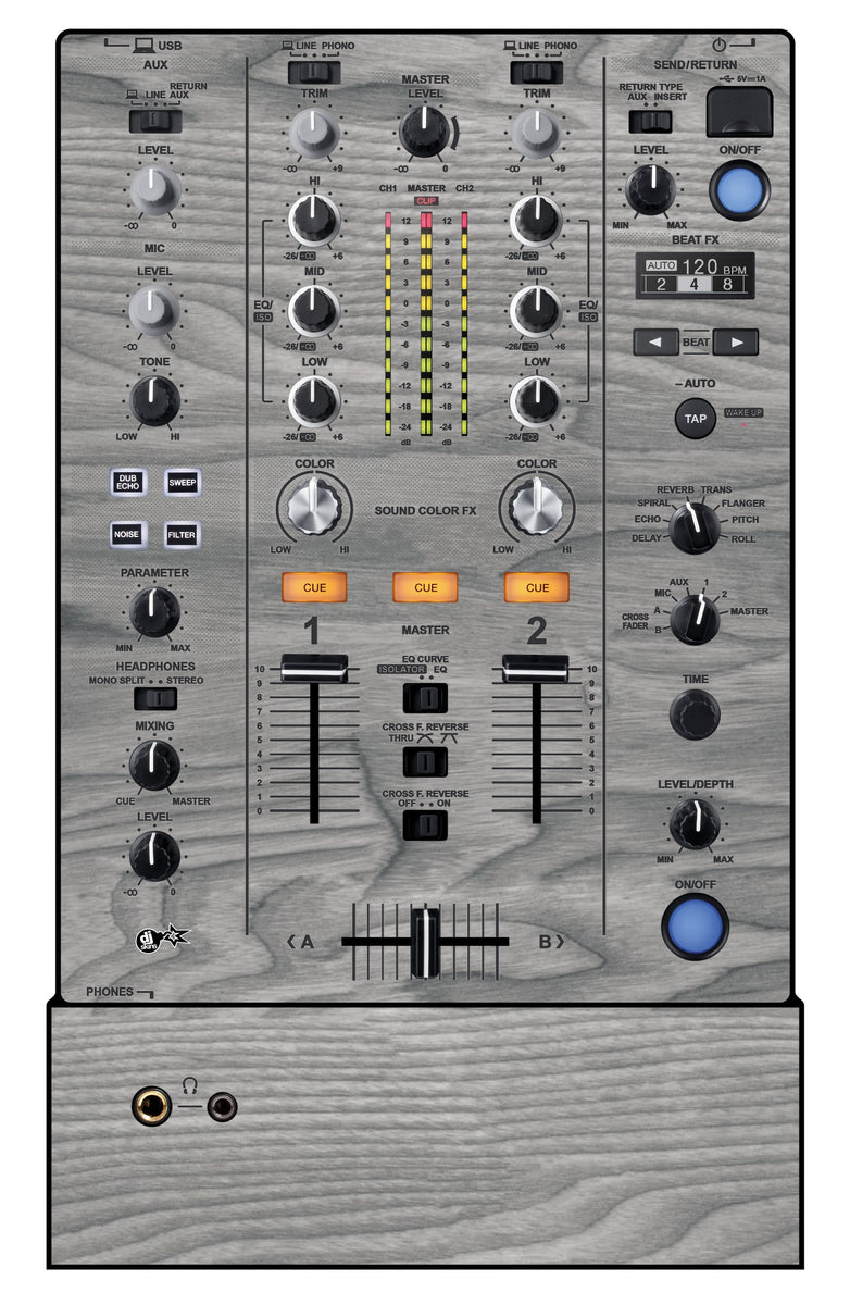 Pioneer DJ DJM 450 Skin Carbon