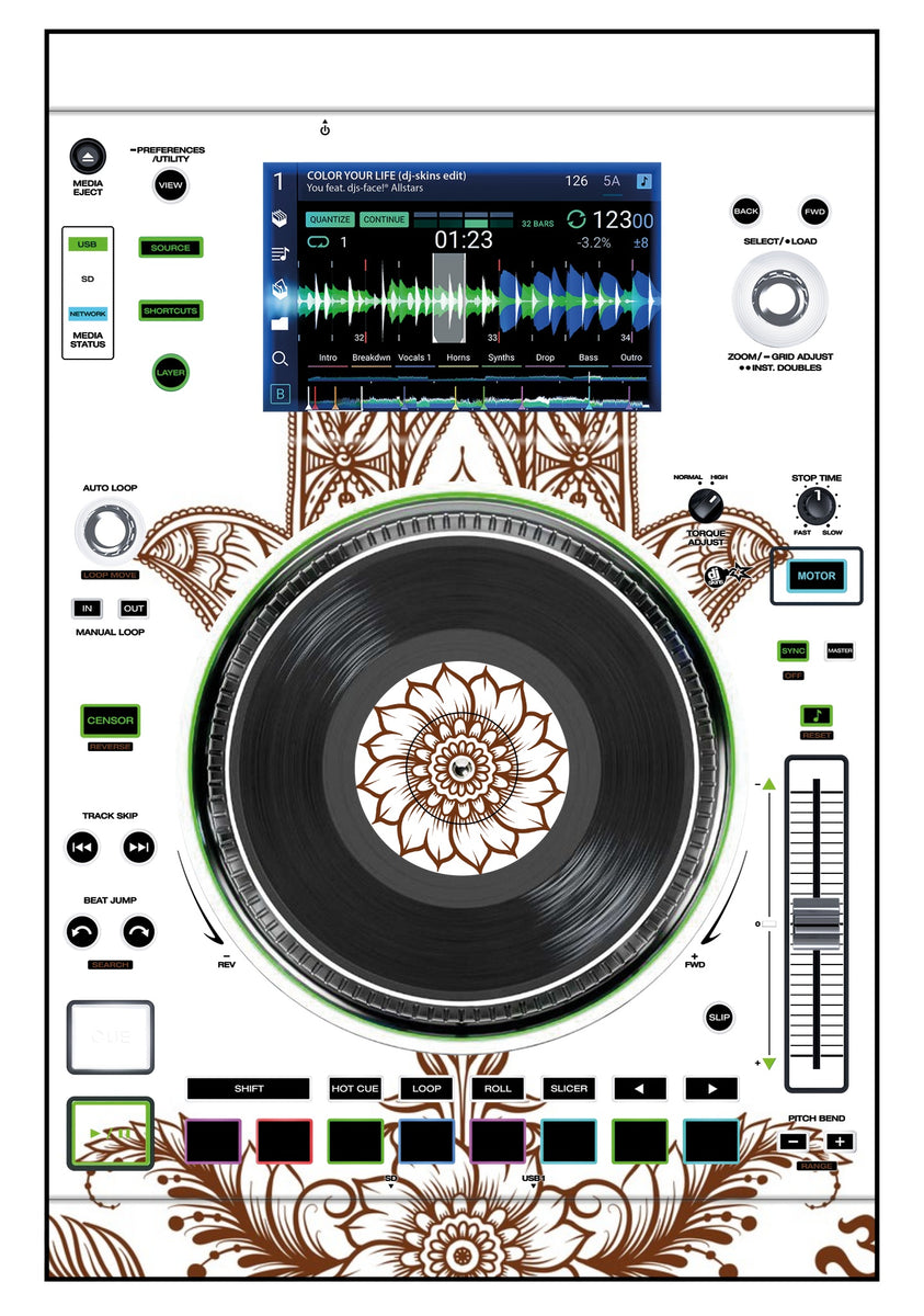 Denon DJ SC 5000 M Skin Ridge Grey main image 1