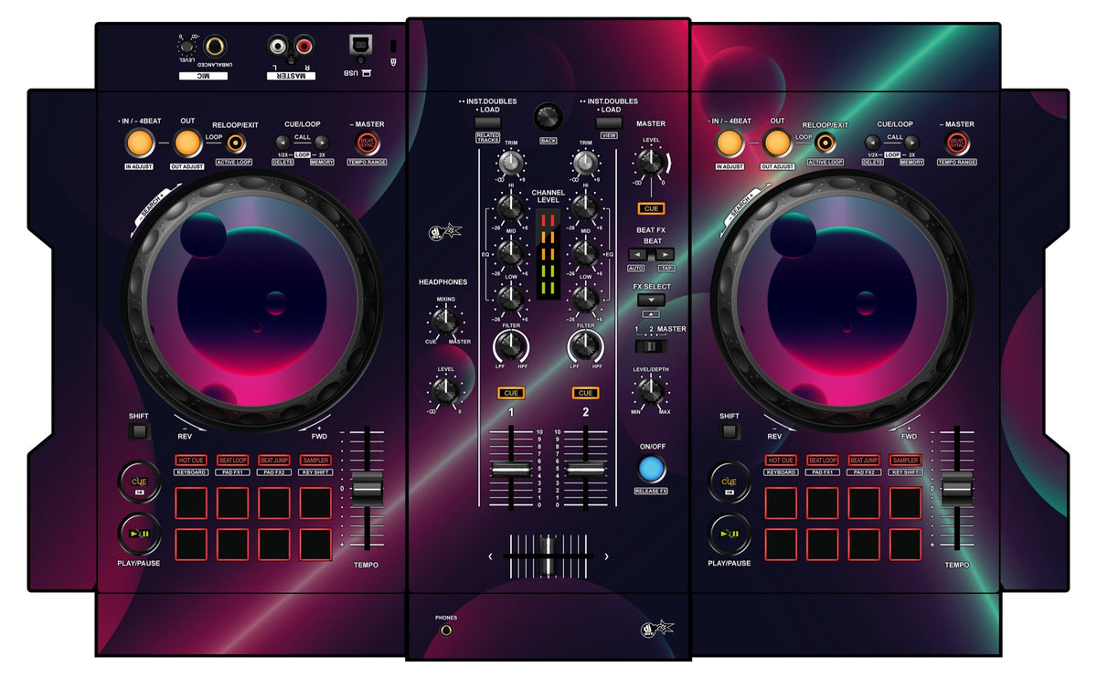 DJ Skins® Pioneer DJ DDJ 400 Skin New Kids Retro