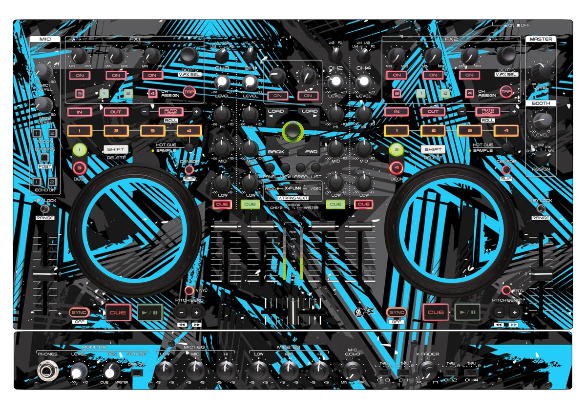 Pioneer DJ DJM 2000 Skin Ridge Blue Light main image 1