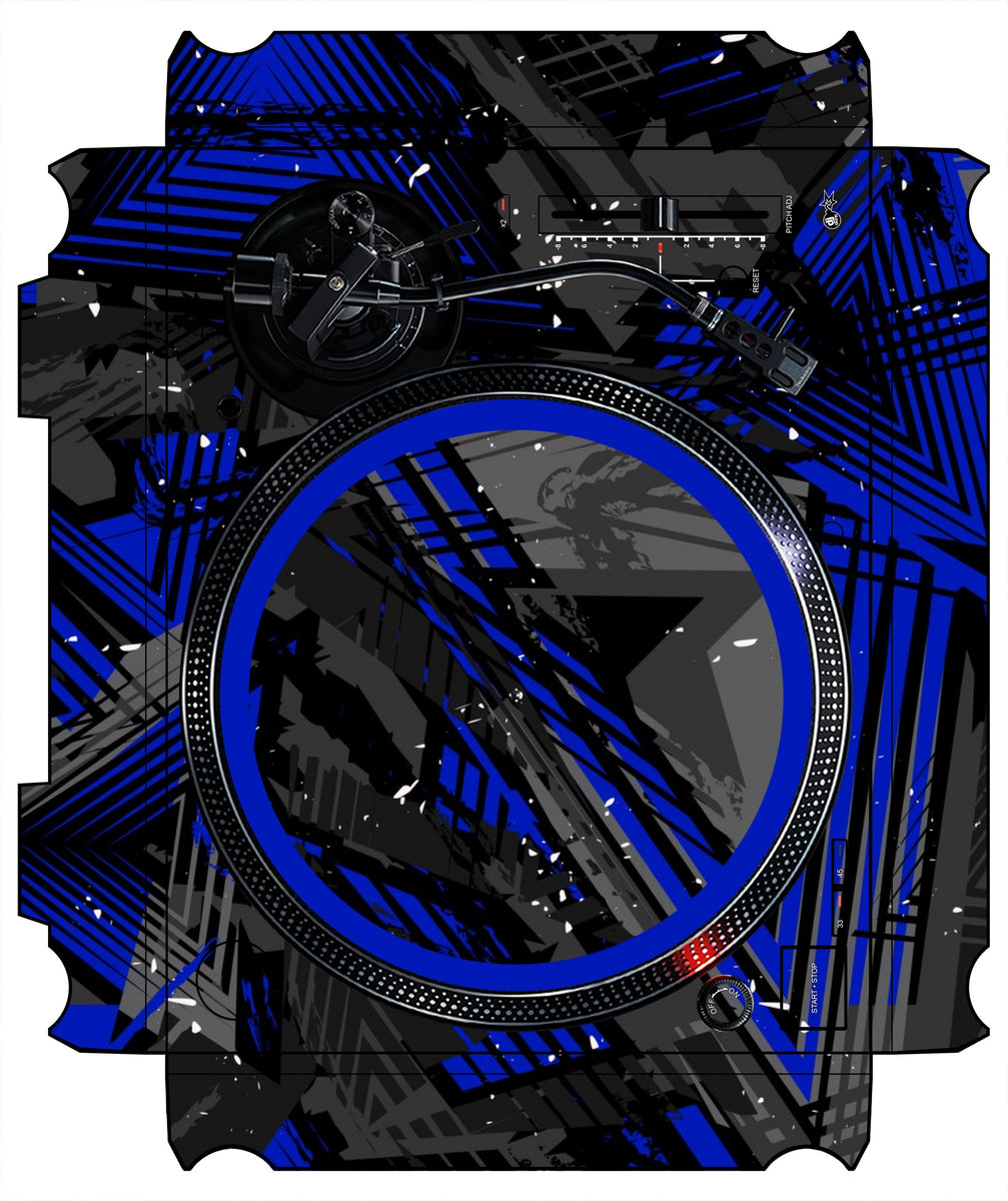Technics 1200 / 1210 MK7 VERTICAL Skin Synthwave Horizon main image 0