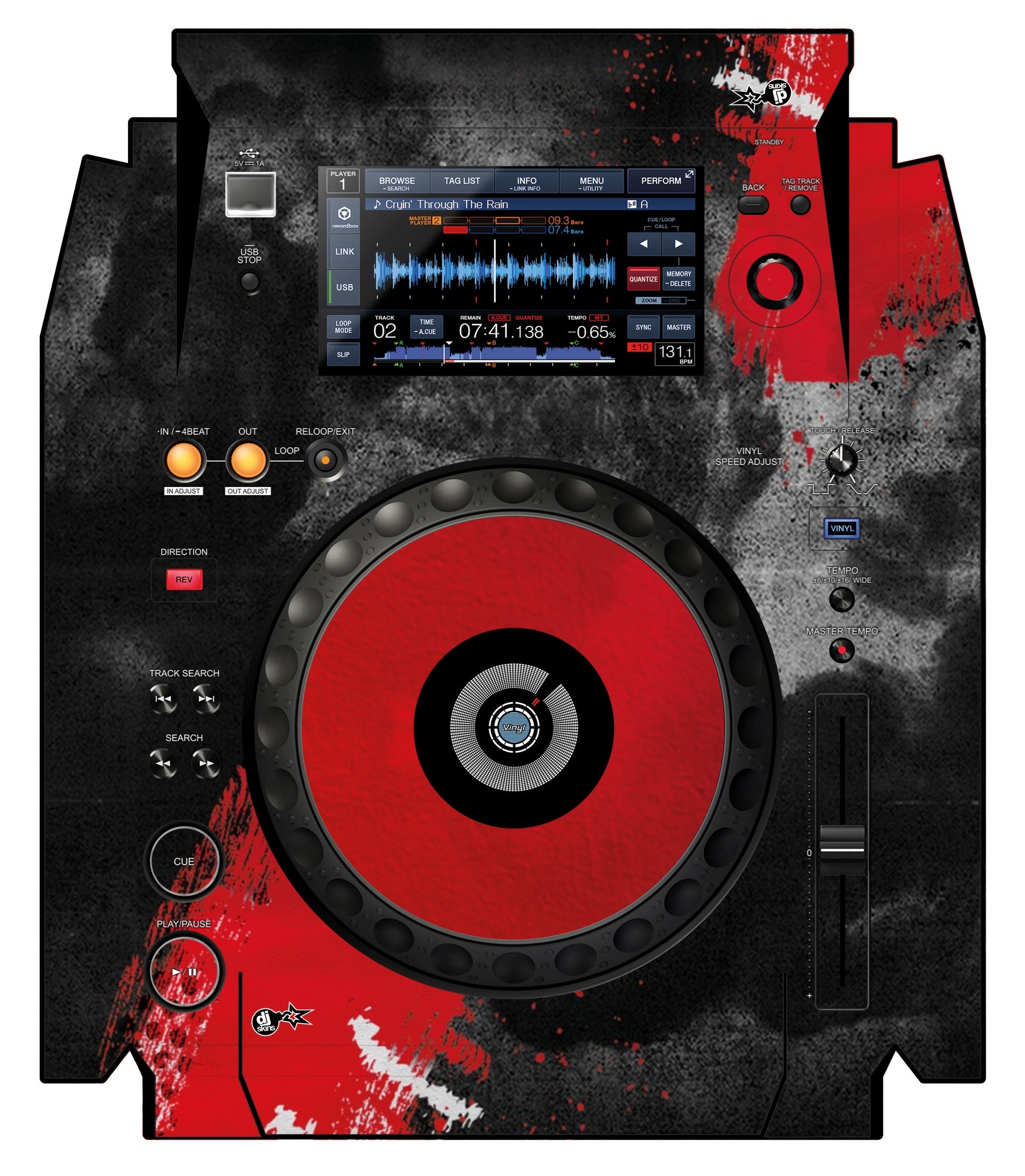 Pioneer DJ XDJ 1000 Skin What You are Waiting For