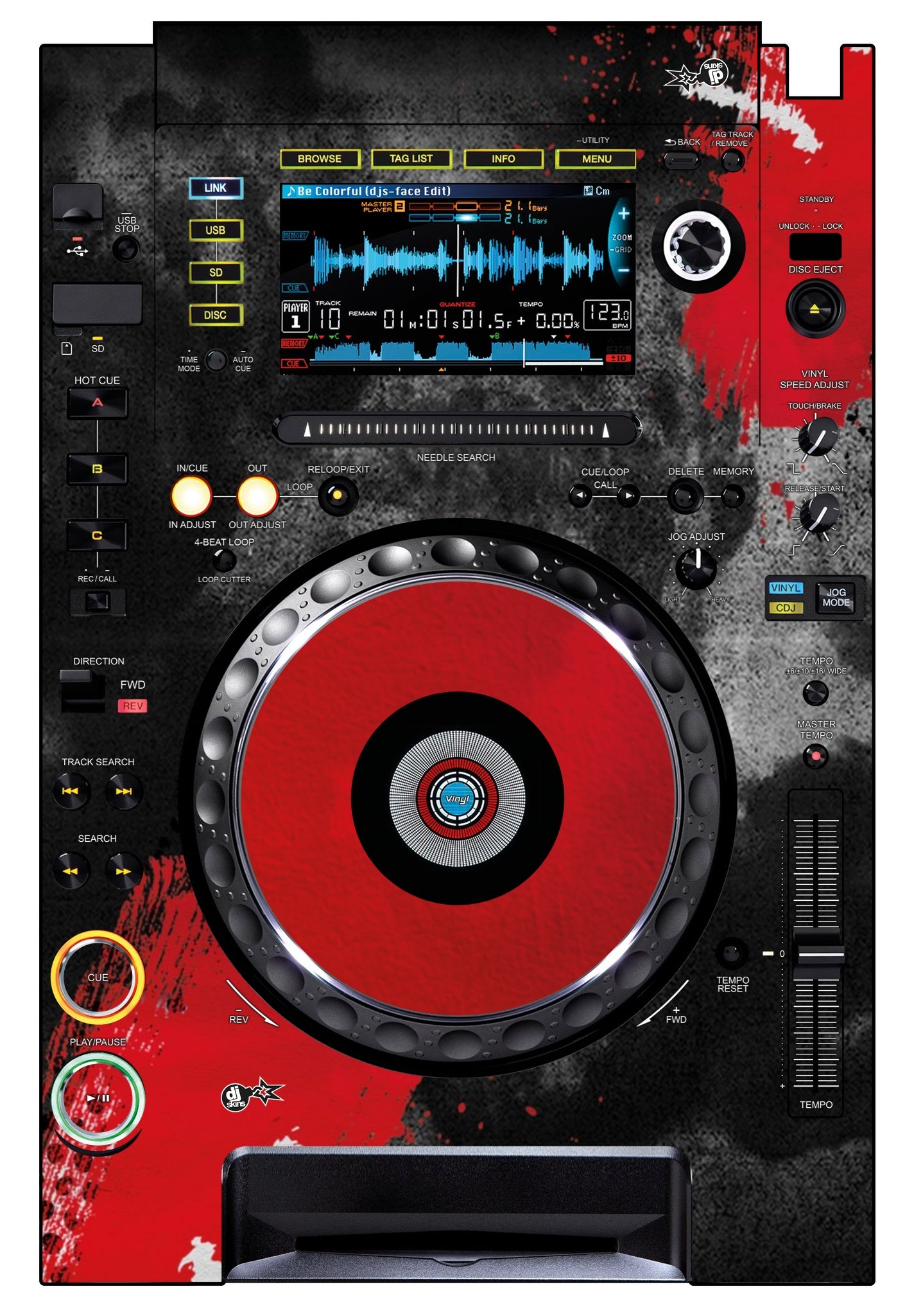 Pioneer DJ CDJ 2000 Skin What You are Waiting For