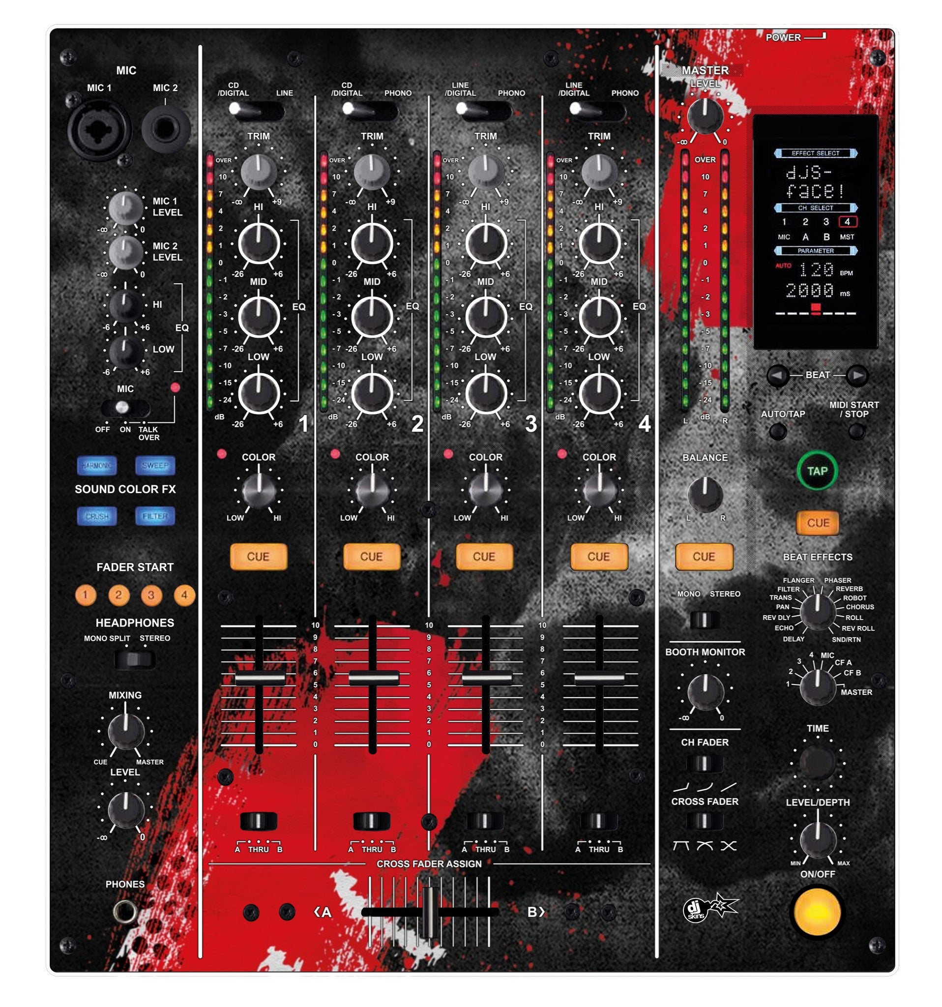 Pioneer DJ DJM 800 Skin What You are Waiting For