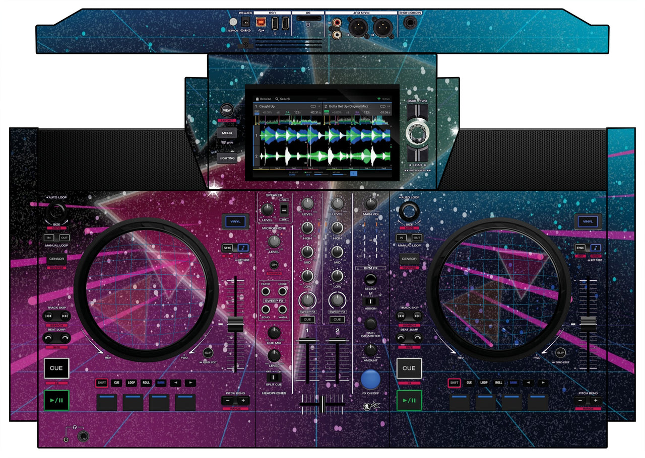 Denon DJ SC Live 2 Skin 80s Synth