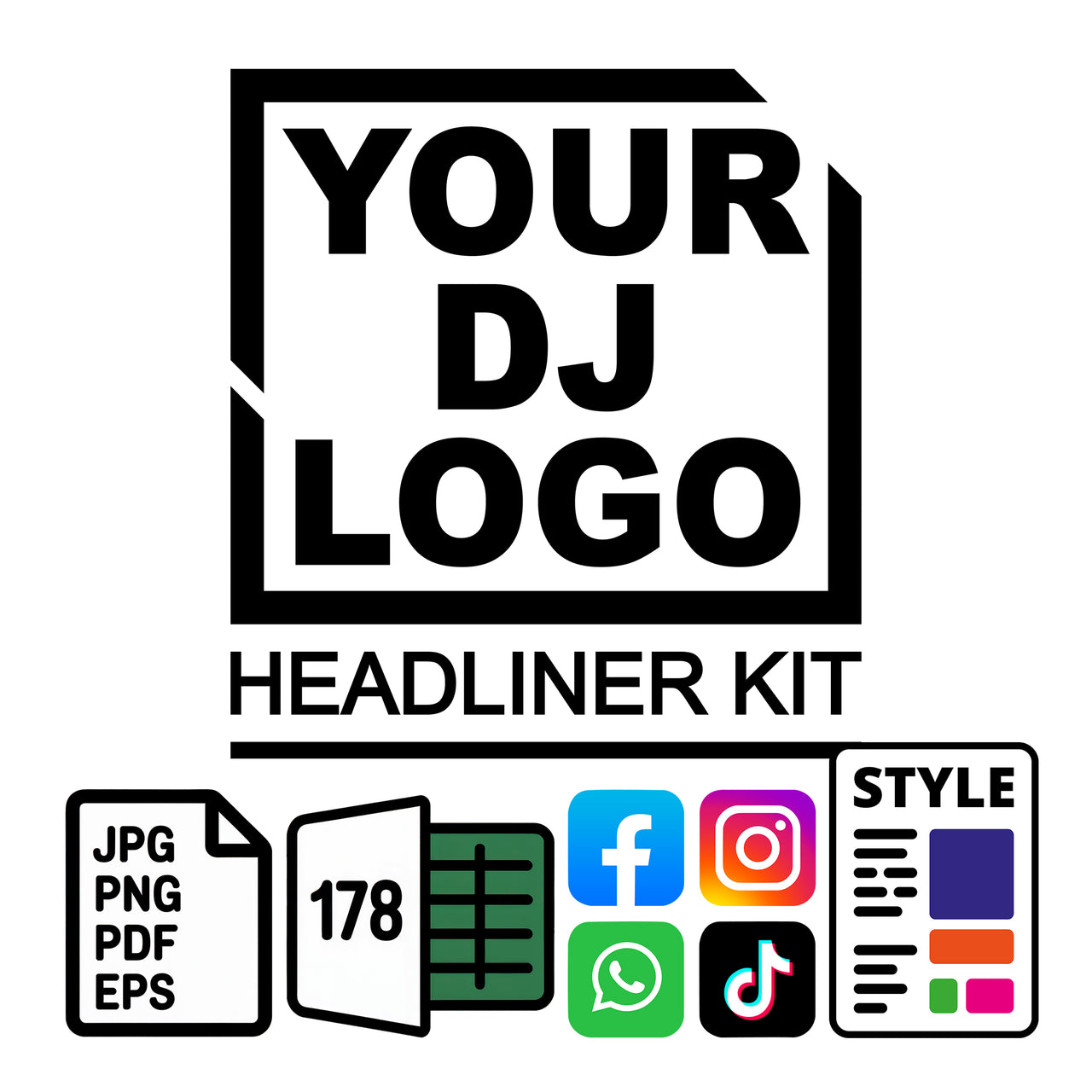 DJ LOGO HEADLINER KIT