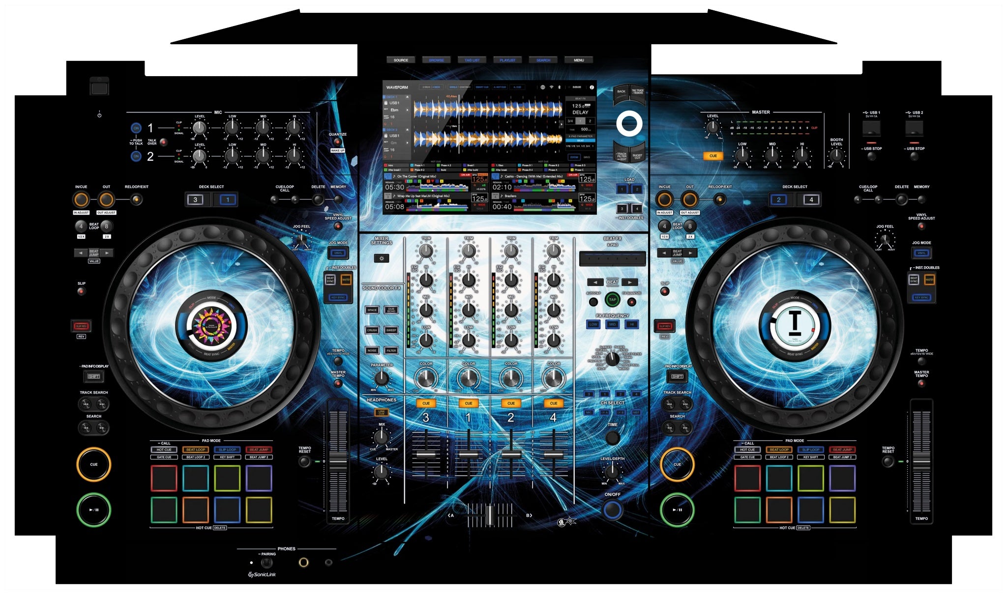 AlphaTheta XDJ AZ Skin Black Hole