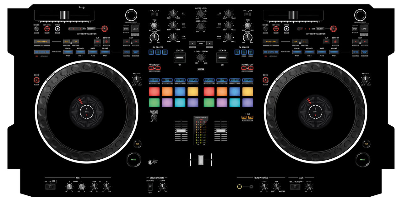 Pioneer DJ DDJ REV 5 Skin Black