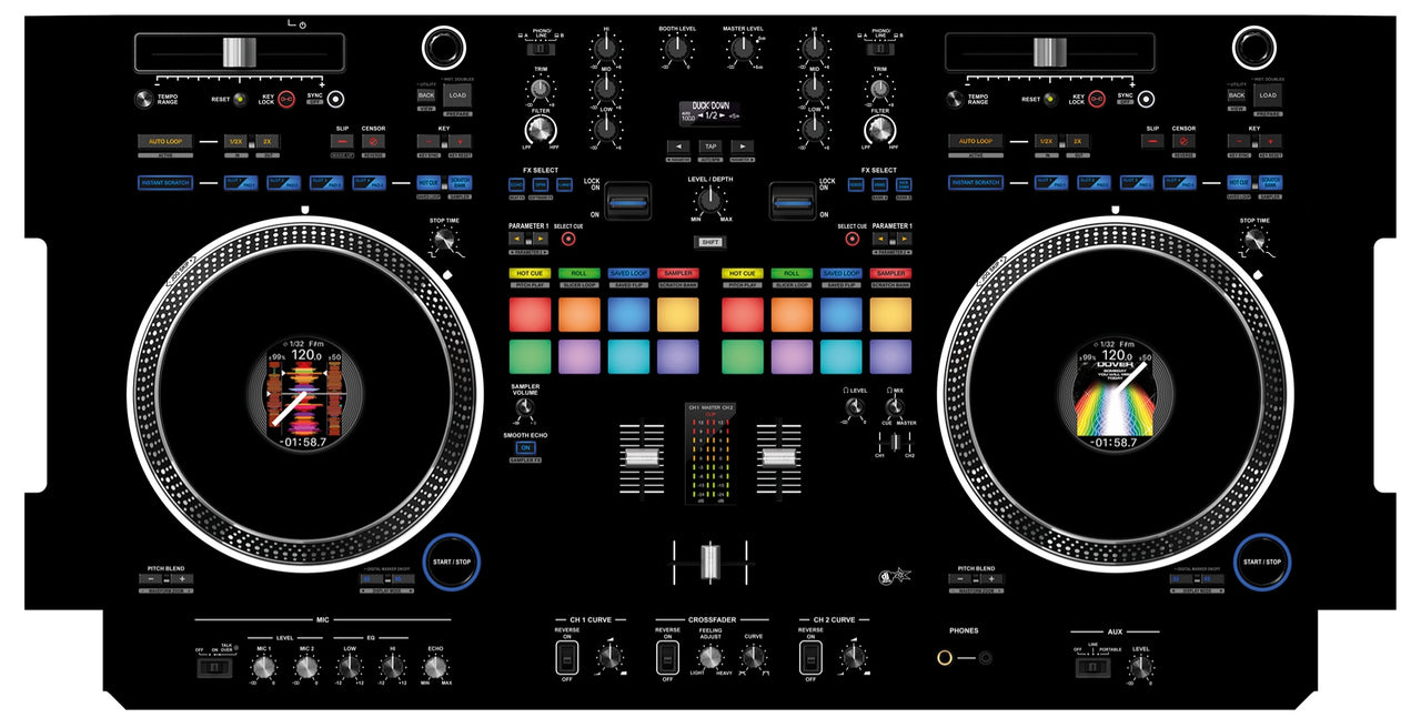 Pioneer DJ DDJ REV 7 Skin Black