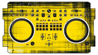 Pioneer DJ DDJ REV 1 Skin Blacknyellow