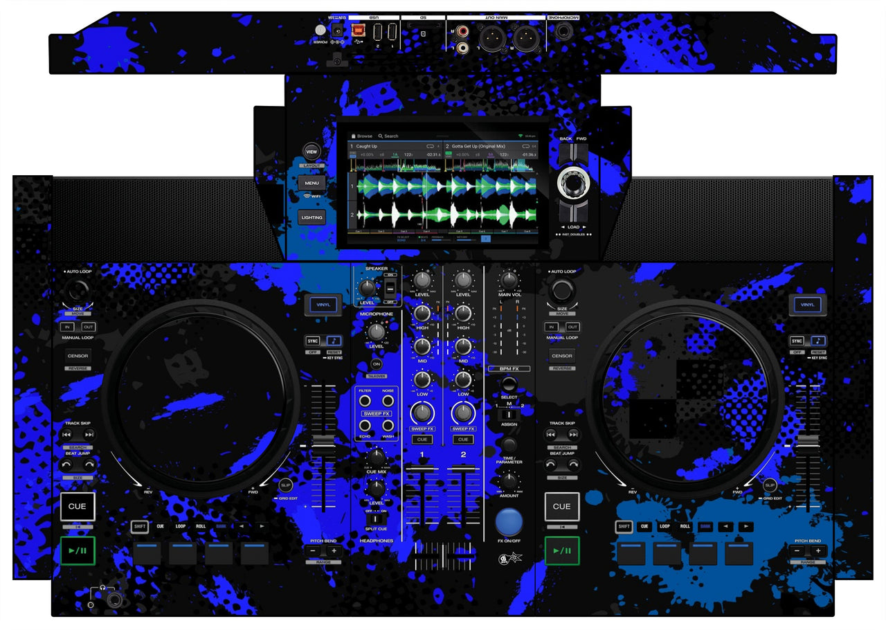 Denon DJ SC Live 2 Skin Conflict Blue