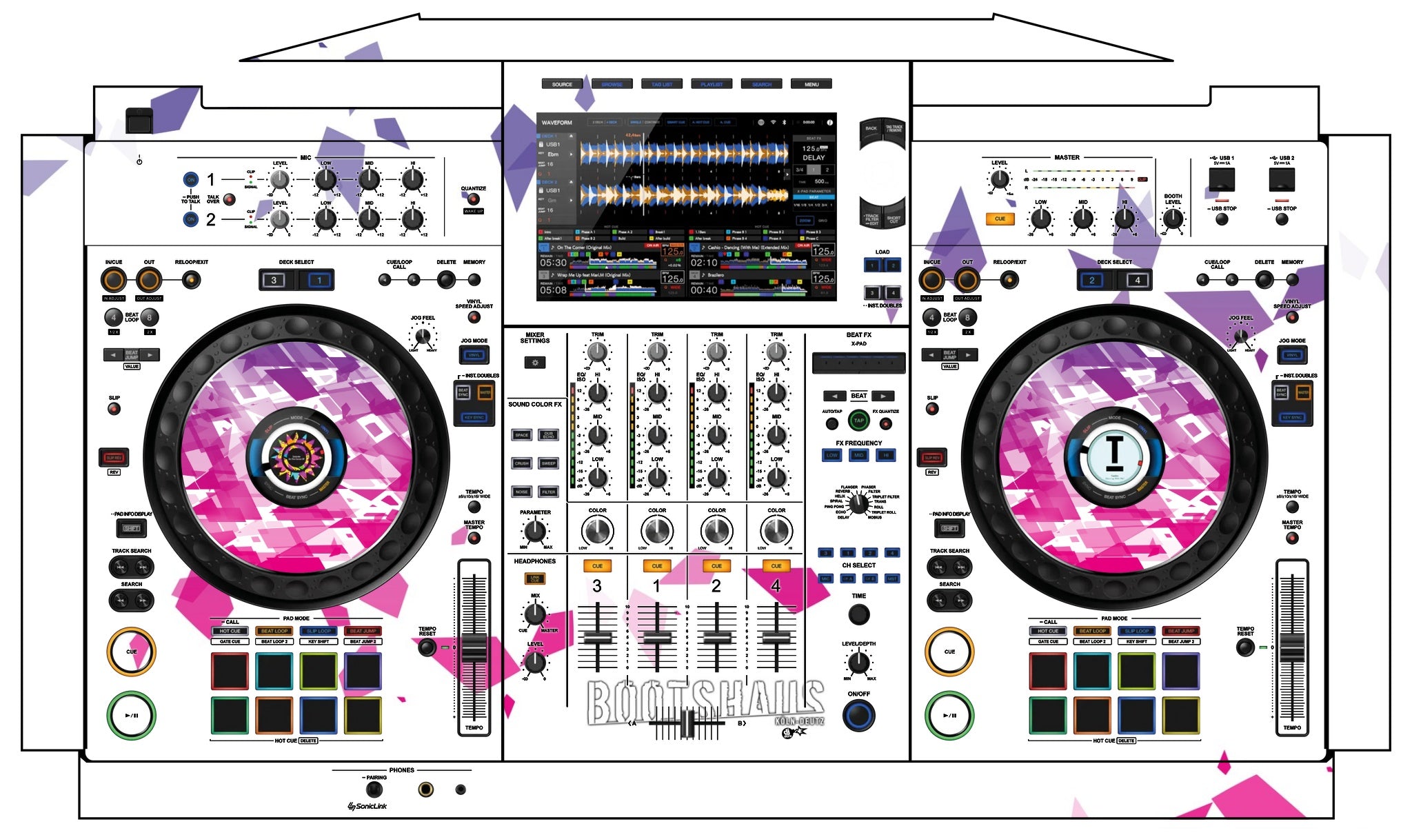 AlphaTheta XDJ AZ Skin Bootshaus 2