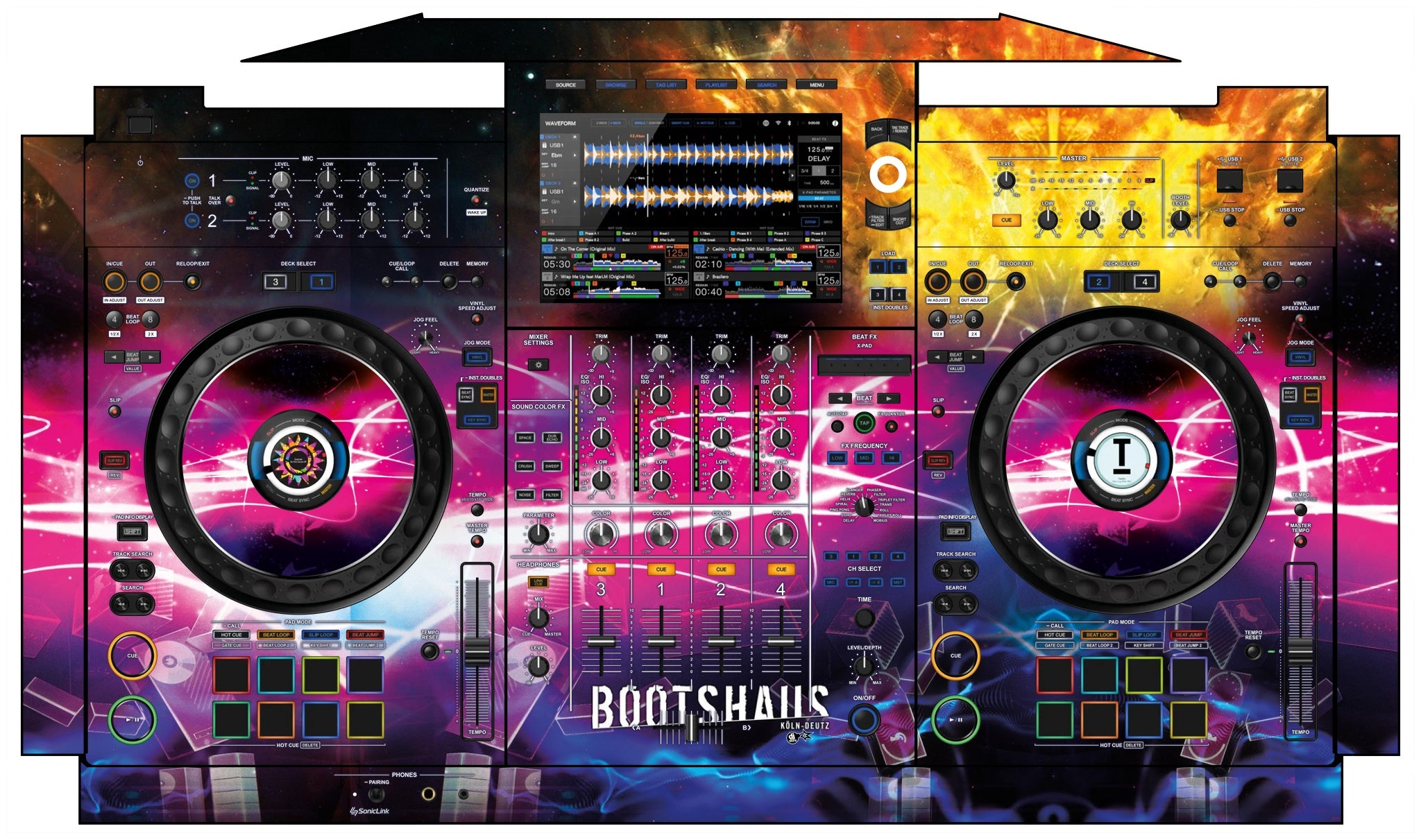 AlphaTheta XDJ AZ Skin Bootshaus