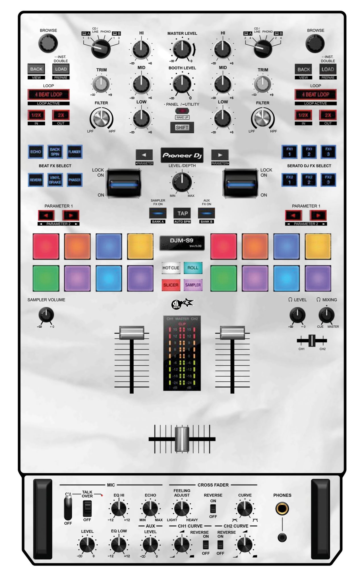 Pioneer DJ DJM S9 Skin Breakout