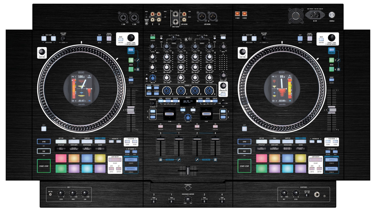 Rane Performer Skin Brushed Black