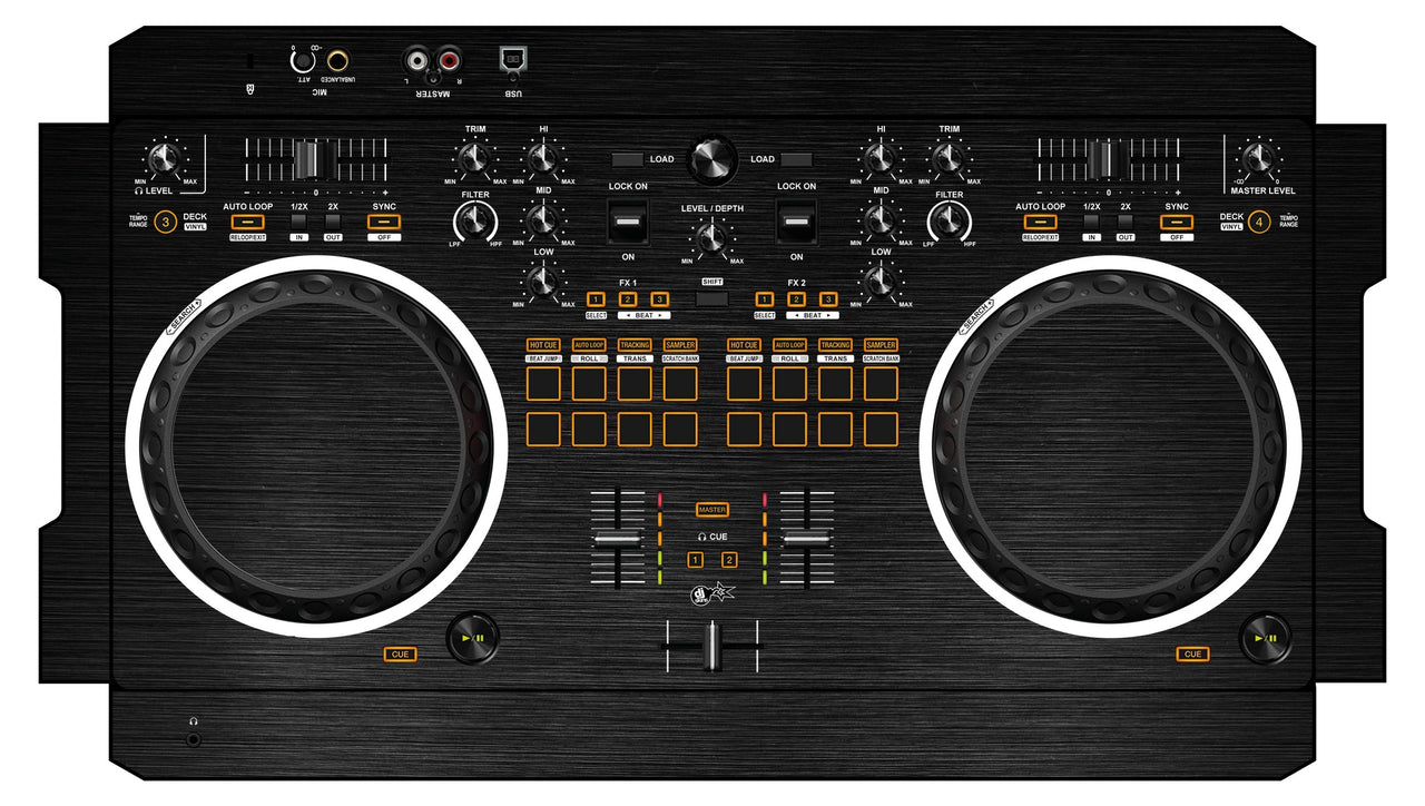 Pioneer DJ DDJ REV 1 Skin Brushed Black