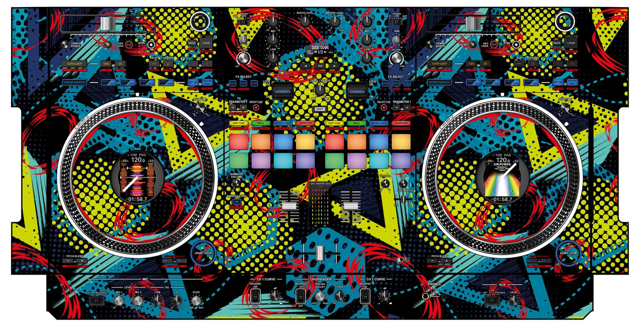 Pioneer DJ DDJ REV 7 Skin Calipso