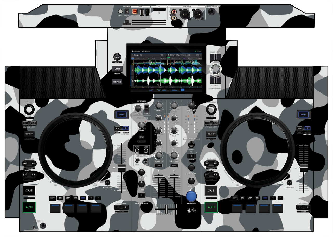 Denon DJ SC Live 2 Skin Camo Snow