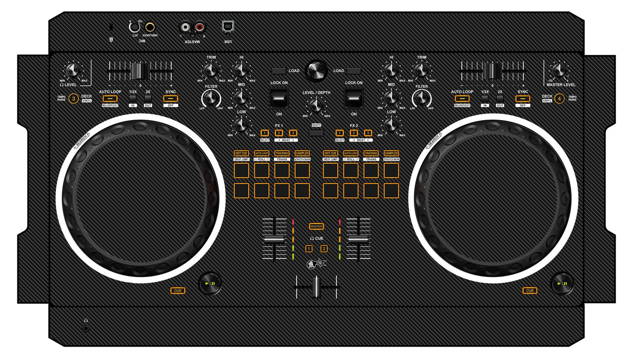 Pioneer DJ DDJ REV 1 Skin Carbon