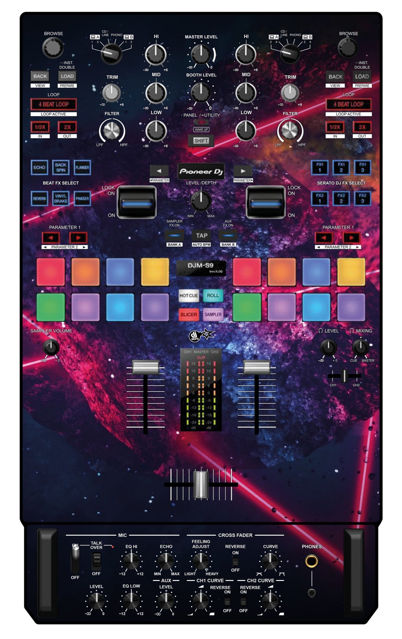 Pioneer DJ DJM S9 Skin Cometazer