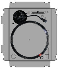 Technics 1200 / 1210 MK7 VERTICAL Skin Concrete Grey