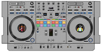 Pioneer DJ DDJ REV 7 Skin Concrete Grey