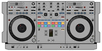 Pioneer DJ DDJ REV 5 Skin Concrete Grey
