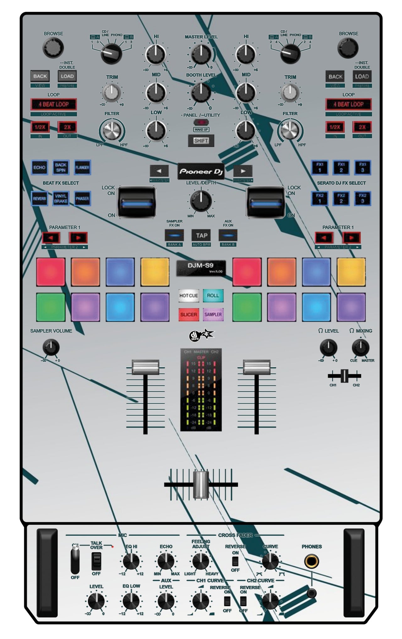 Pioneer DJ DJM S9 Skin Constructor