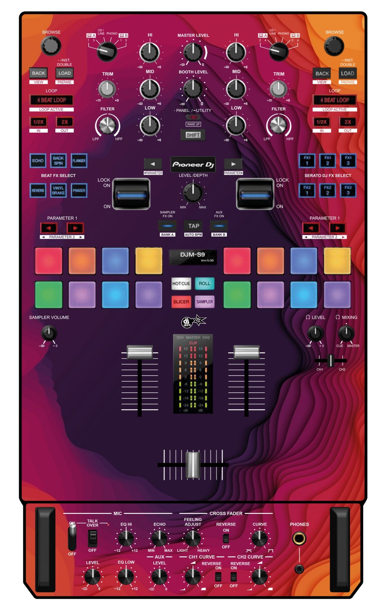 Pioneer DJ DJM S9 Skin Deep Ditch