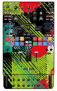 Pioneer DJ DJM S9 Skin Fractor Green
