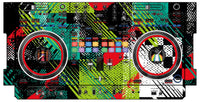 Pioneer DJ DDJ REV 7 Skin Fractor Green