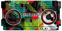 Pioneer DJ DDJ REV 5 Skin Fractor Green