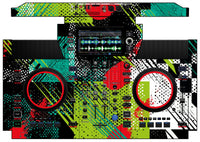 Denon DJ SC Live 2 Skin Fractor Green