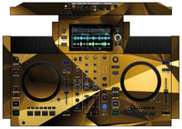 Denon DJ SC Live 2 Skin Golden Polygon