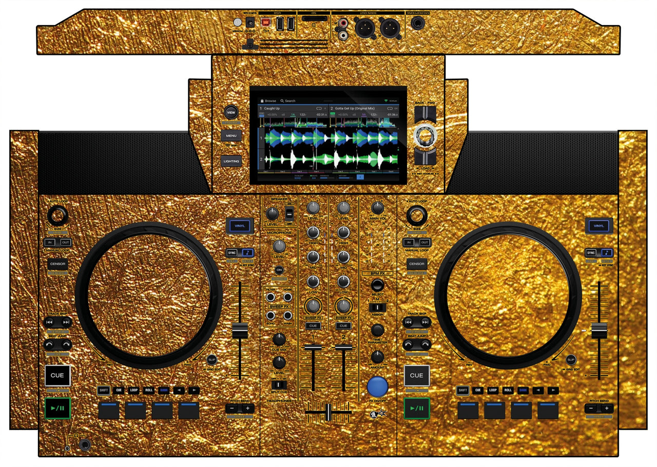 Denon DJ SC Live 2 Skin Golden Treasure