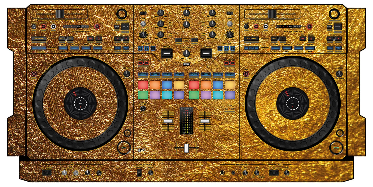 Pioneer DJ DDJ REV 5 Skin Golden Treasure