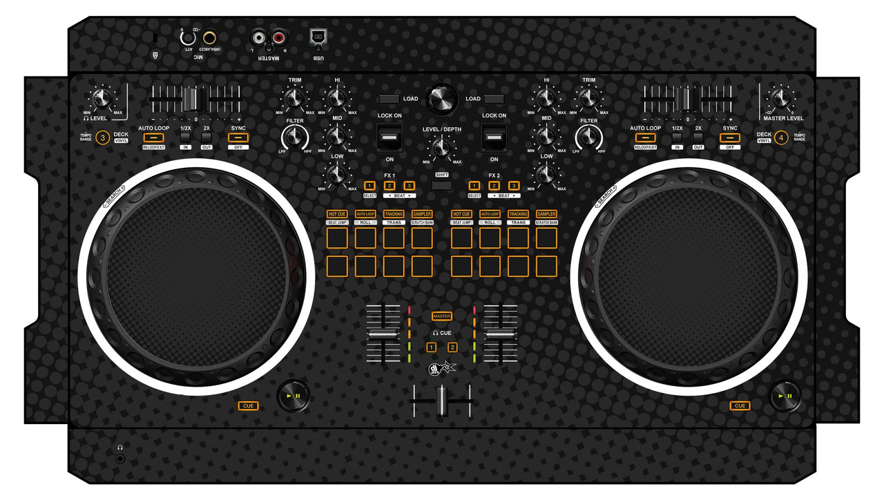 Pioneer DJ DDJ REV 1 Skin Gradienter Black