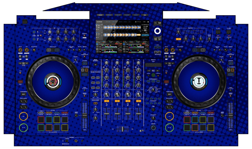 AlphaTheta XDJ AZ Skin Gradienter Blue