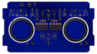 Pioneer DJ DDJ REV 1 Skin Gradienter Blue