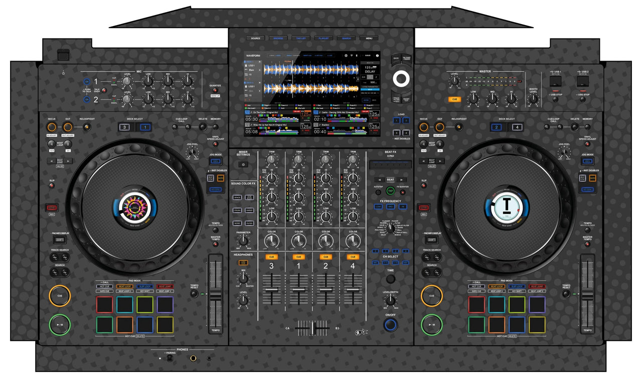 AlphaTheta XDJ AZ Skin Gradienter Grey