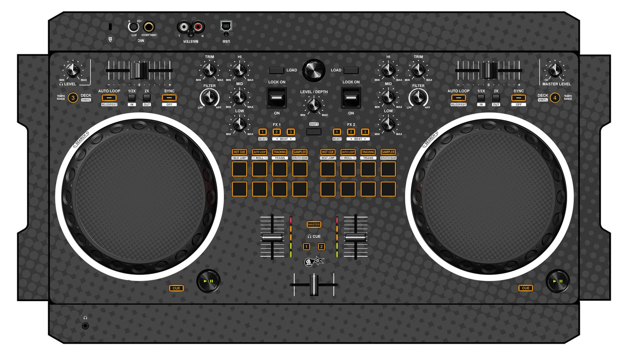 Pioneer DJ DDJ REV 1 Skin Gradienter Grey