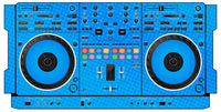 Pioneer DJ DDJ REV 5 Skin Gradienter Blue Light