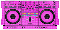 Pioneer DJ DDJ REV 5 Skin Gradienter Pink