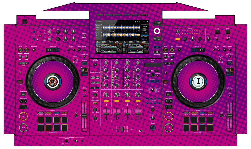 AlphaTheta XDJ AZ Skin Gradienter Purple