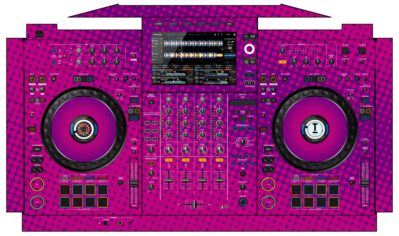 AlphaTheta XDJ AZ Skin Gradienter Purple