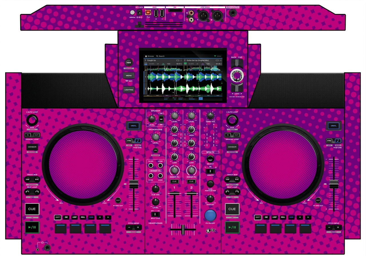 Denon DJ SC Live 2 Skin Gradienter Purple