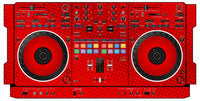 Pioneer DJ DDJ REV 5 Skin Gradienter Red