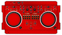 Pioneer DJ DDJ REV 1 Skin Gradienter Red
