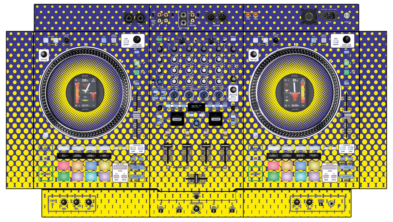 Rane Performer Skin Gradienter Straight Lila / Gelb